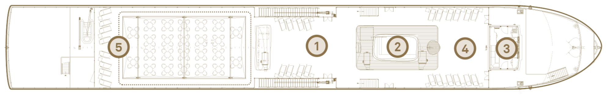 Sun Deck plan